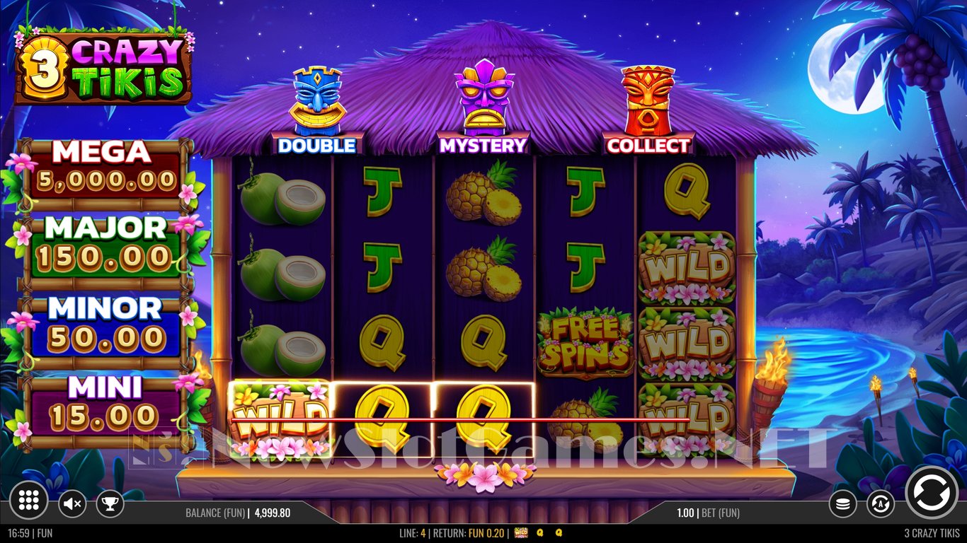 3 Crazy Tikis Slot Slot Image in Demo - pic. 2