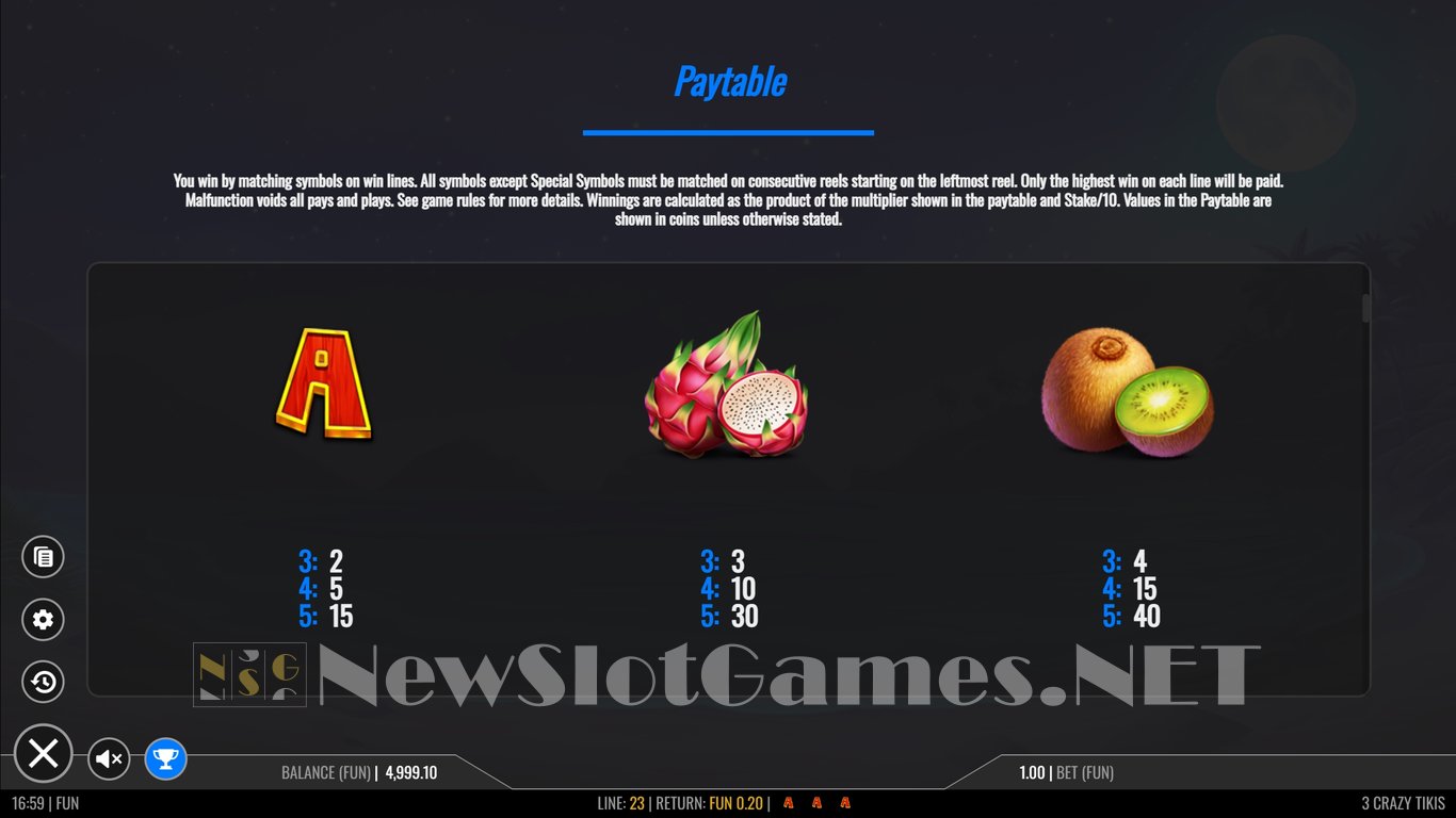 3 Crazy Tikis Slot Slot Image in Demo - pic. 8