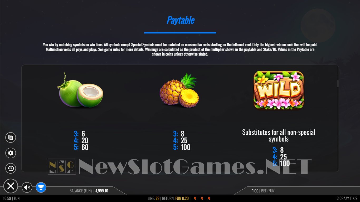 3 Crazy Tikis Slot Slot Image in Demo - pic. 9