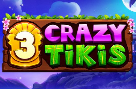 3 Crazy Tikis Slot Logo