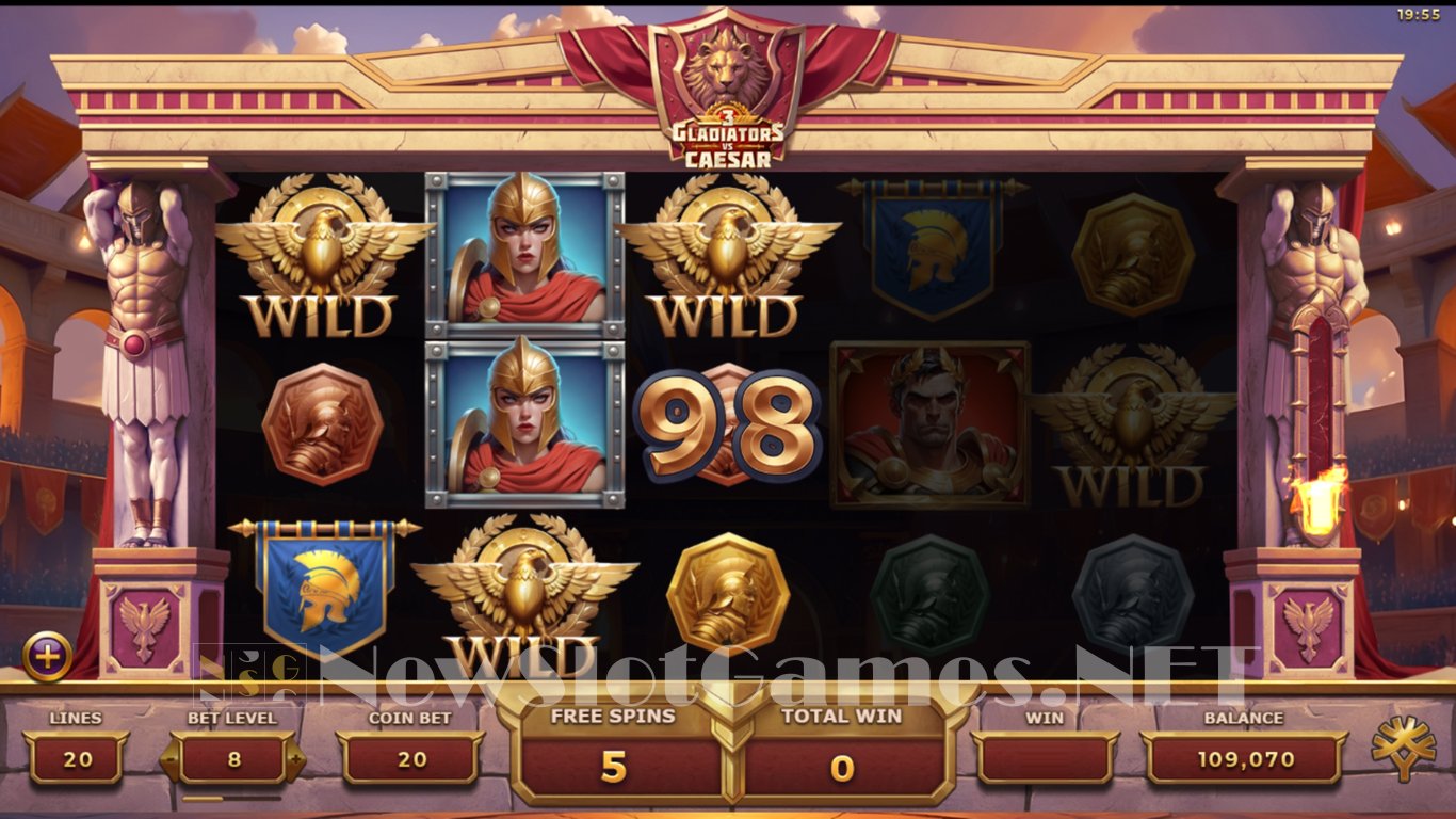 3 Gladiators vs Caesar Slot Slot Image in Demo - pic. 12