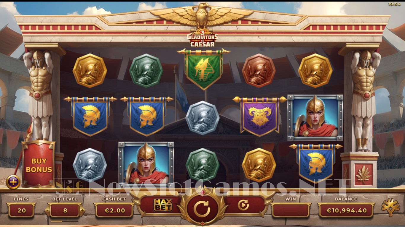 3 Gladiators vs Caesar Slot Slot Image in Demo - pic. 3