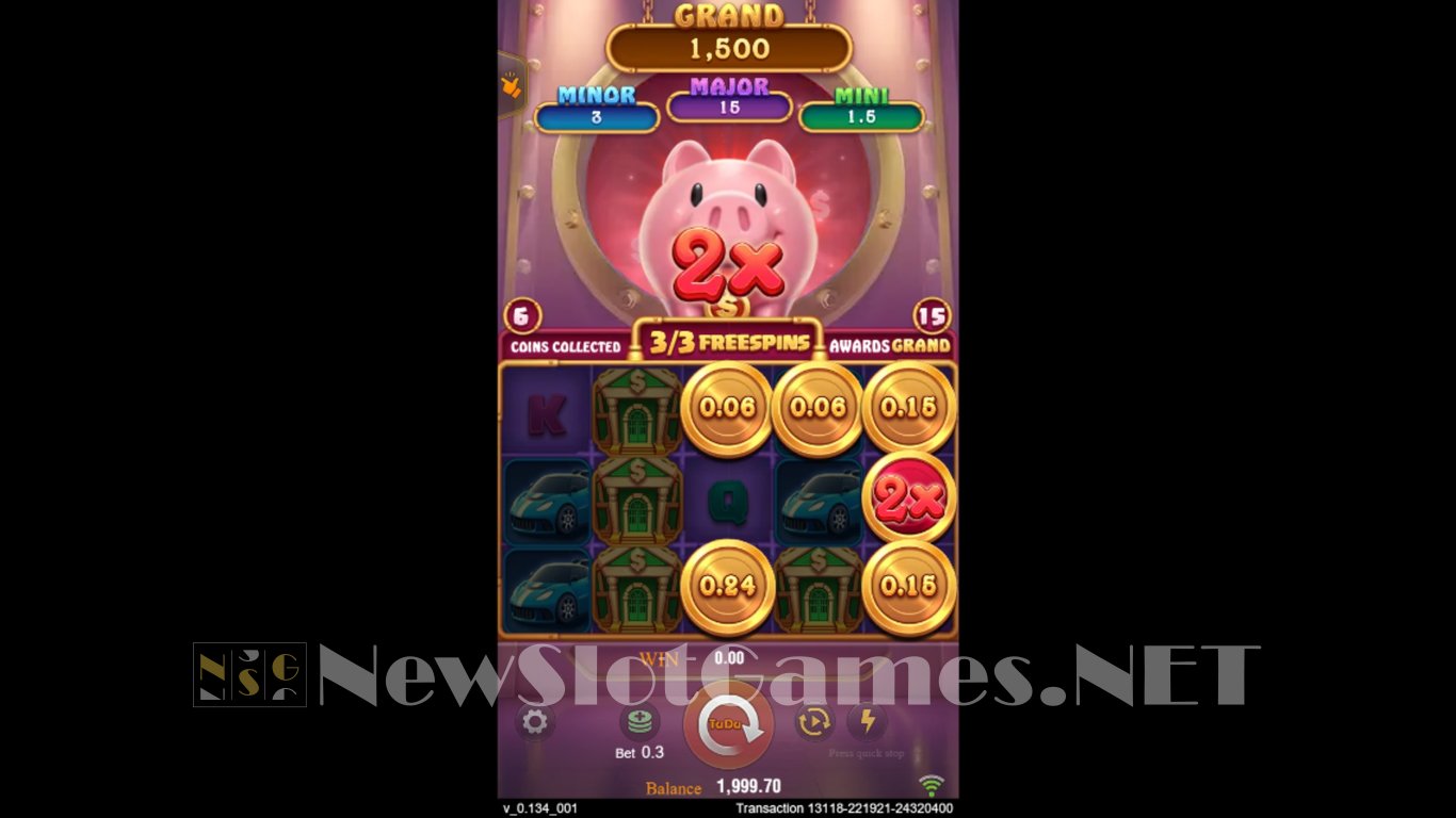 3 Lucky Piggy Slot Slot Image in Demo - pic. 2
