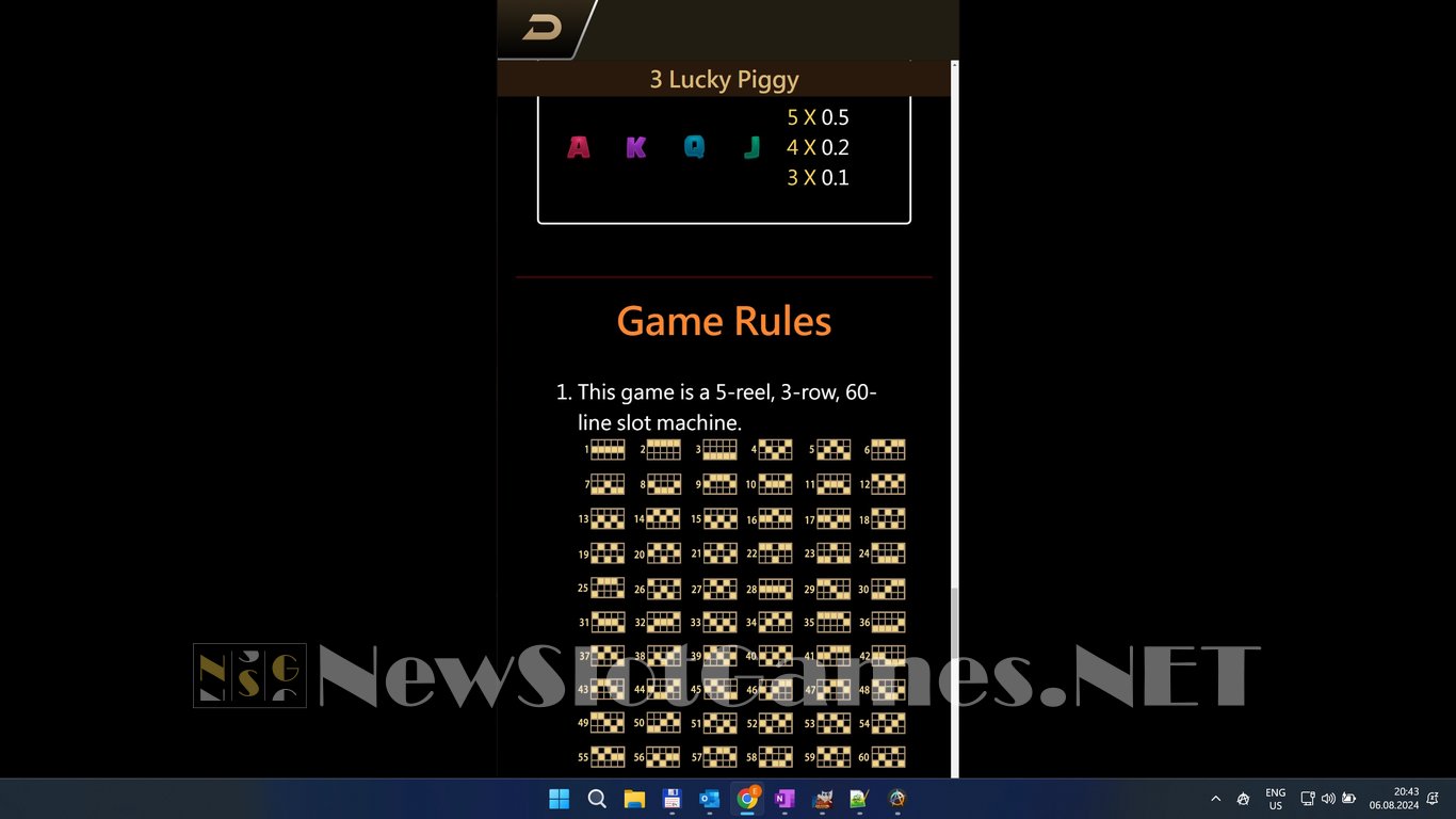 3 Lucky Piggy Slot Slot Image in Demo - pic. 9