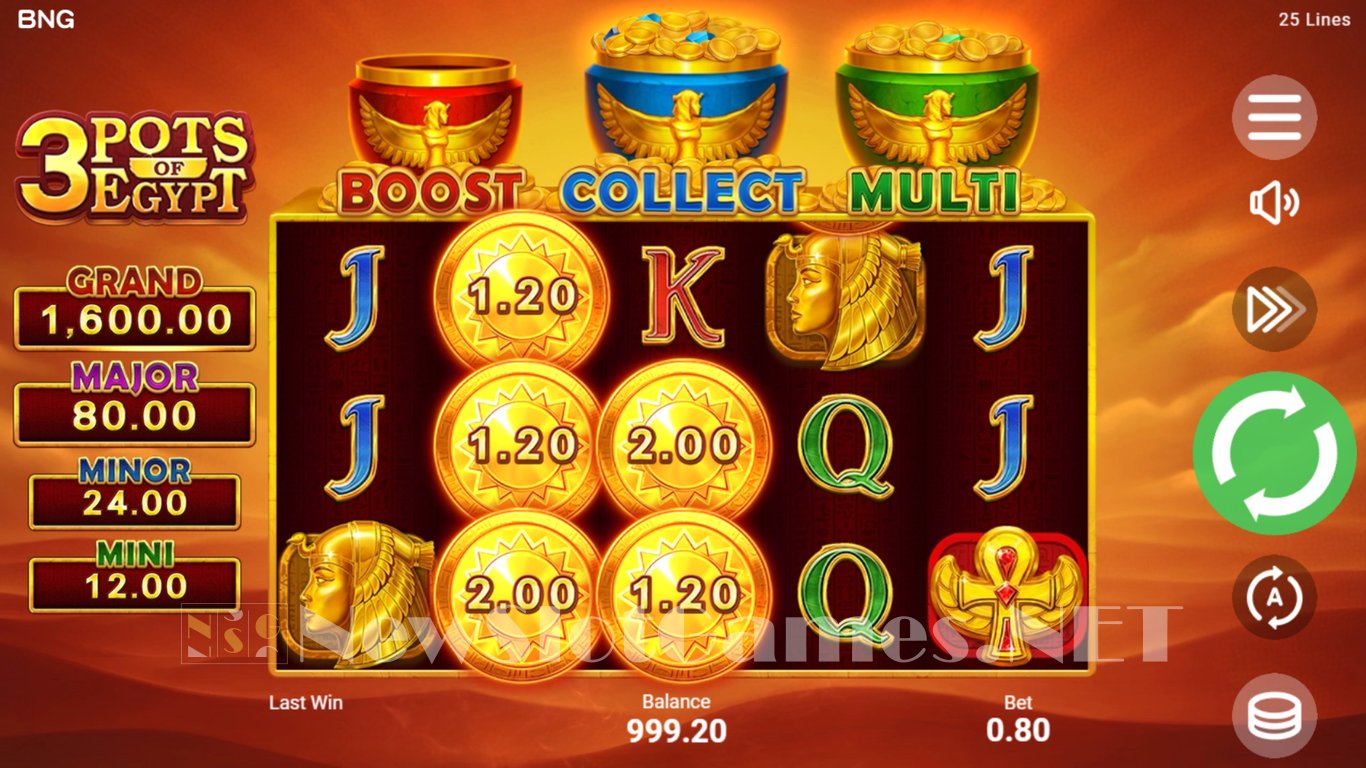 3 Pots of Egypt Slot Demo Image