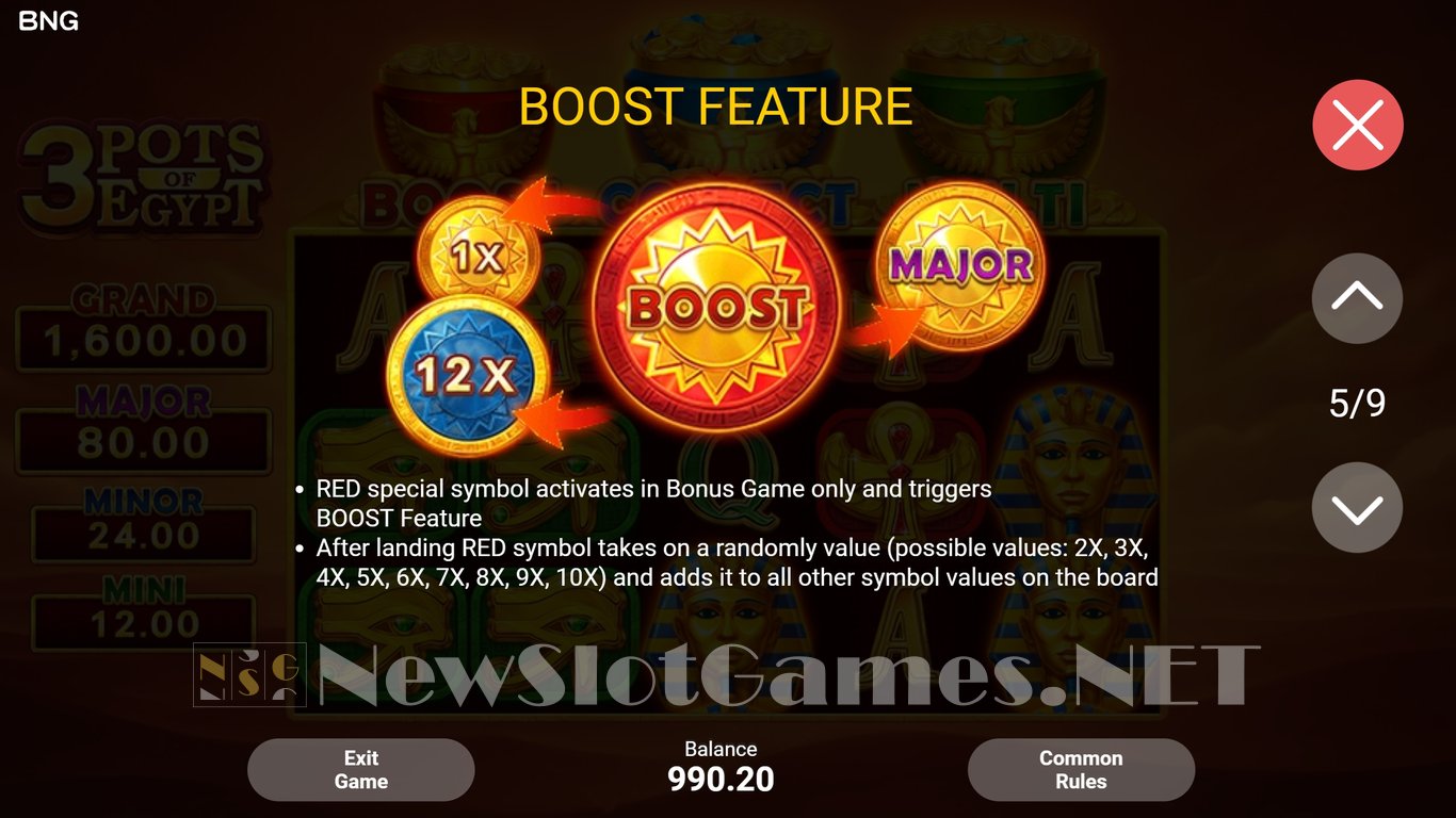 3 Pots of Egypt Slot Slot Image in Demo - pic. 10
