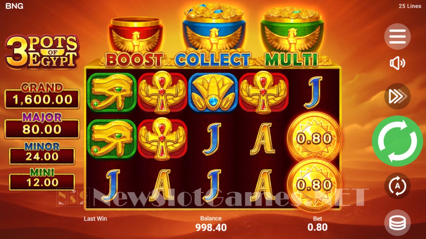 3 Pots of Egypt Slot Slot Image in Demo - pic. 2