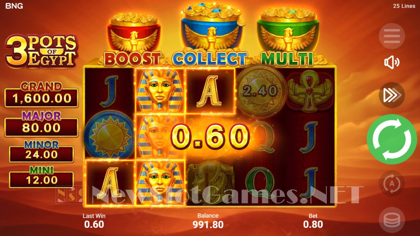 3 Pots of Egypt Slot Slot Image in Demo - pic. 6