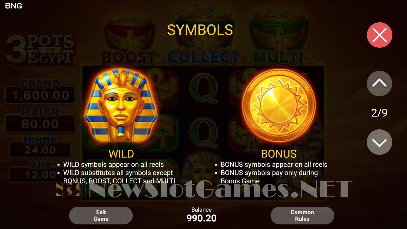 3 Pots of Egypt Slot Slot Image in Demo - pic. 8