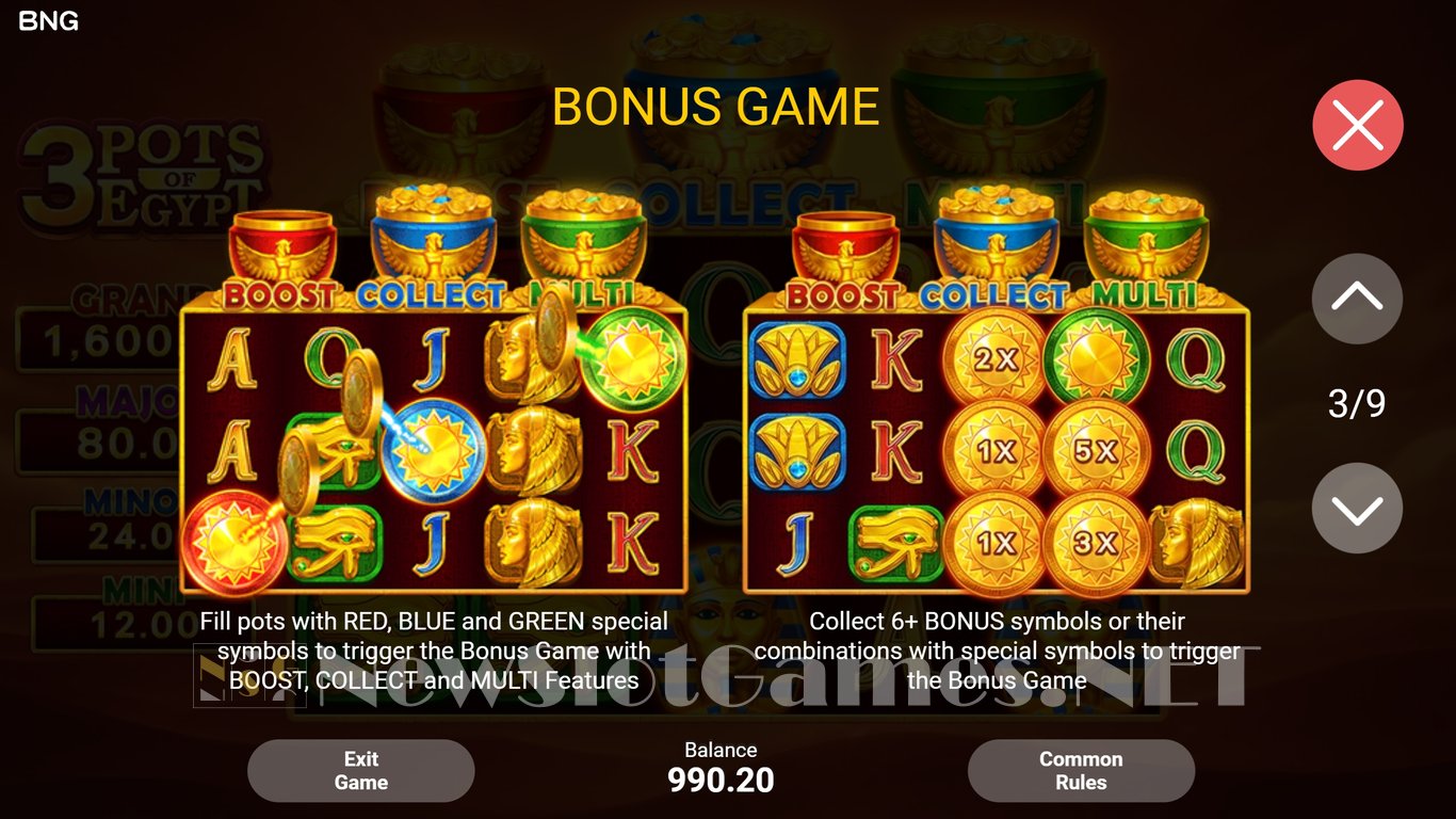 3 Pots of Egypt Slot Slot Image in Demo - pic. 9