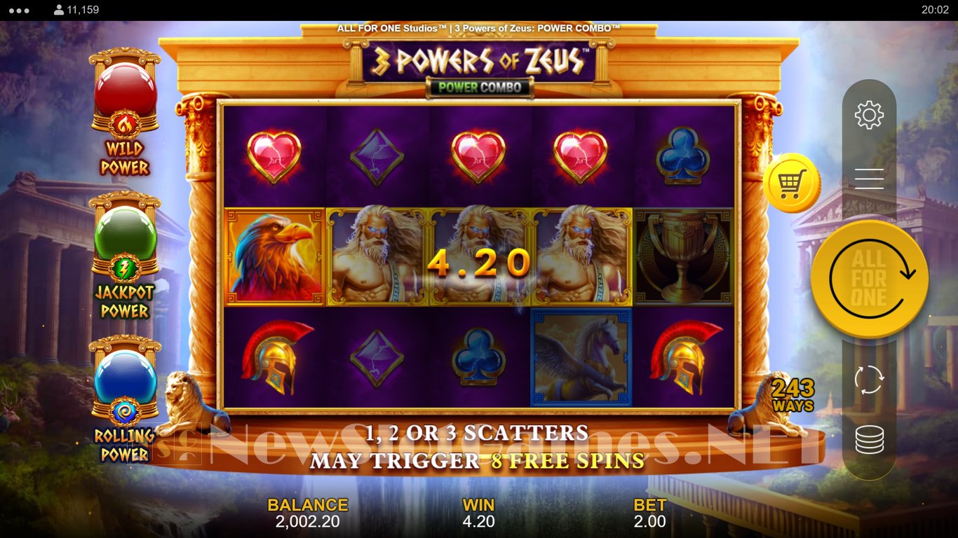 3 Powers of Zeus Power Combo Slot Slot Image in Demo - pic. 2