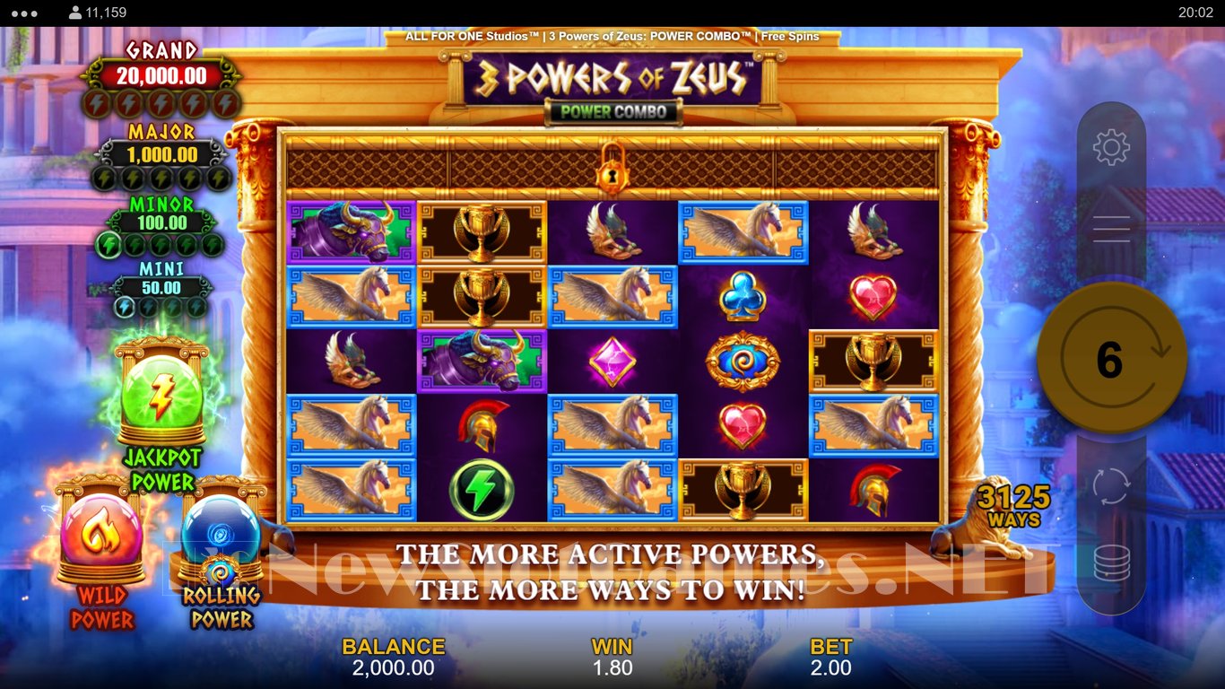 3 Powers of Zeus Power Combo Slot Slot Image in Demo - pic. 6