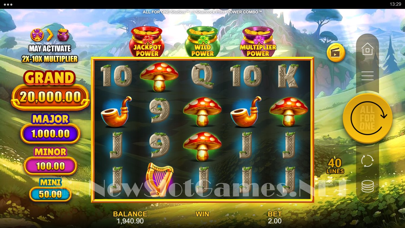 3 Shamrock Pots Power Combo Slot Slot Image in Demo - pic. 10