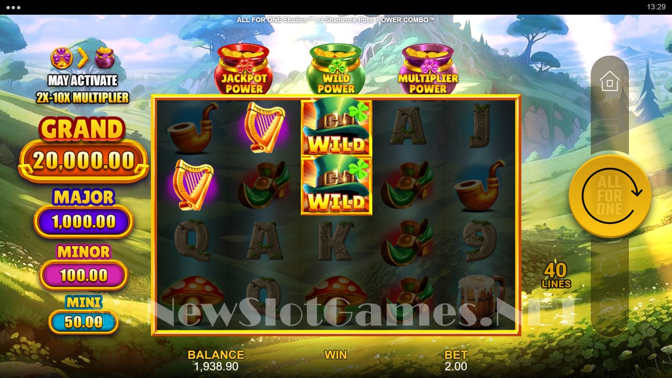 3 Shamrock Pots Power Combo Slot Slot Image in Demo - pic. 11