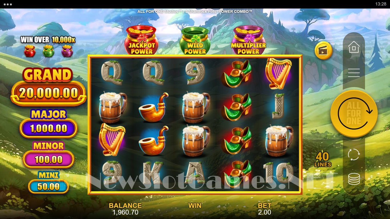 3 Shamrock Pots Power Combo Slot Slot Image in Demo - pic. 3