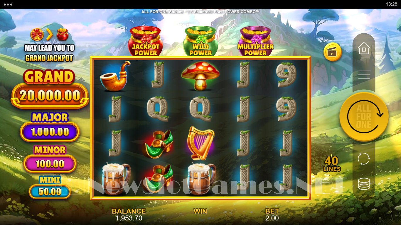 3 Shamrock Pots Power Combo Slot Slot Image in Demo - pic. 6