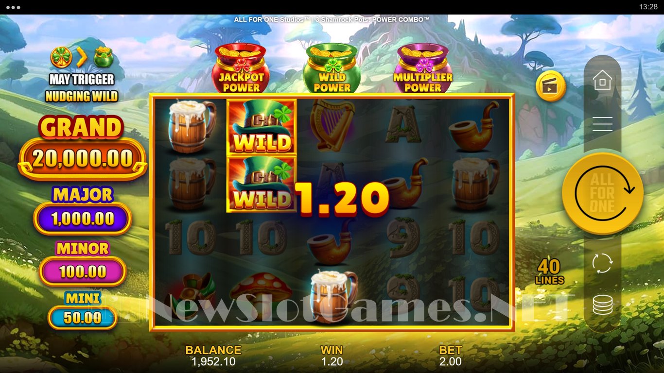 3 Shamrock Pots Power Combo Slot Slot Image in Demo - pic. 8