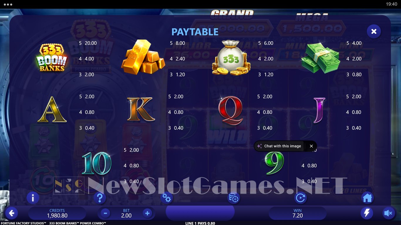333 Boom Banks Power Combo Slot Slot Image in Demo - pic. 12