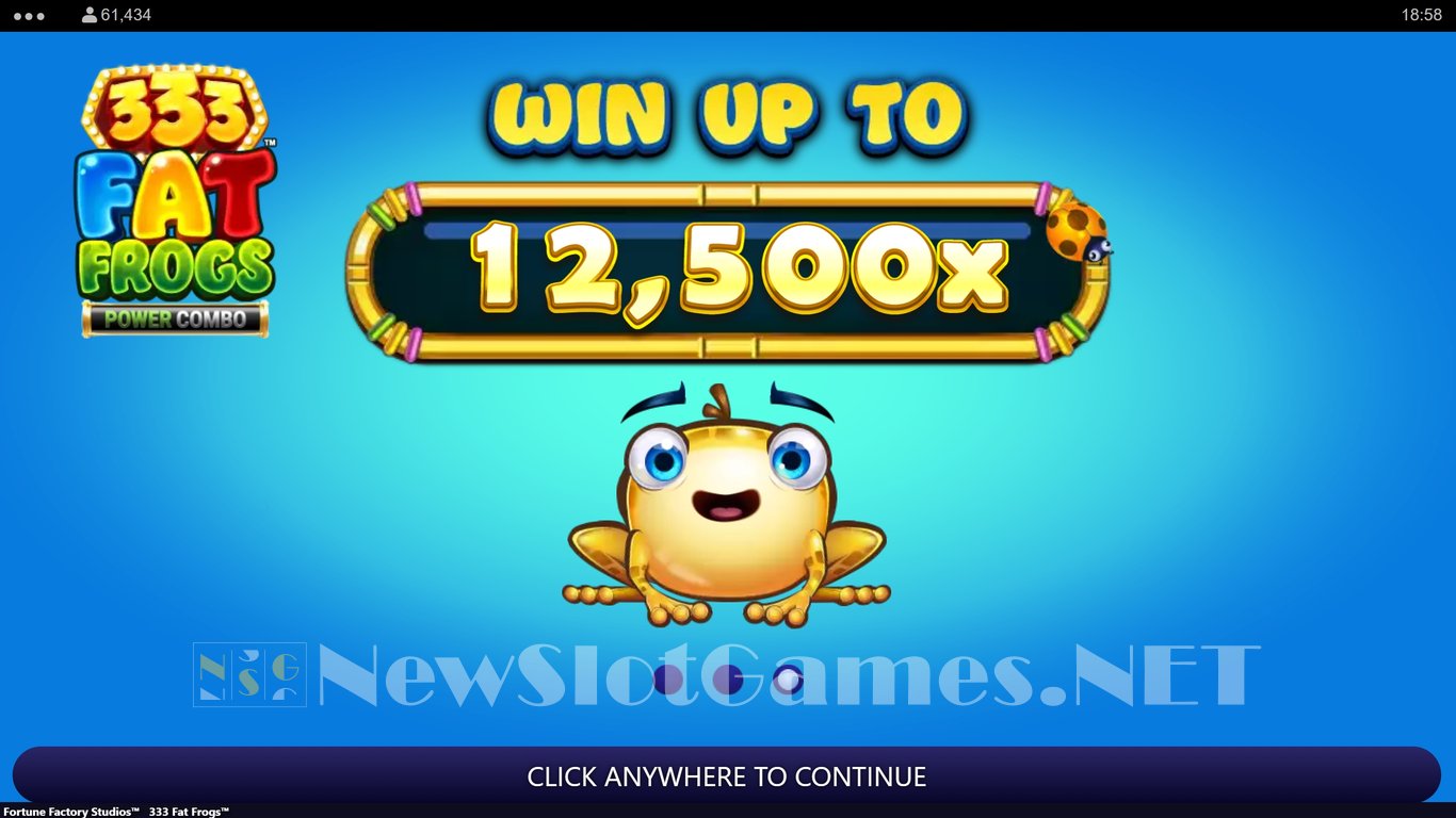 333 Fat Frogs Power Combo Slot Demo Image