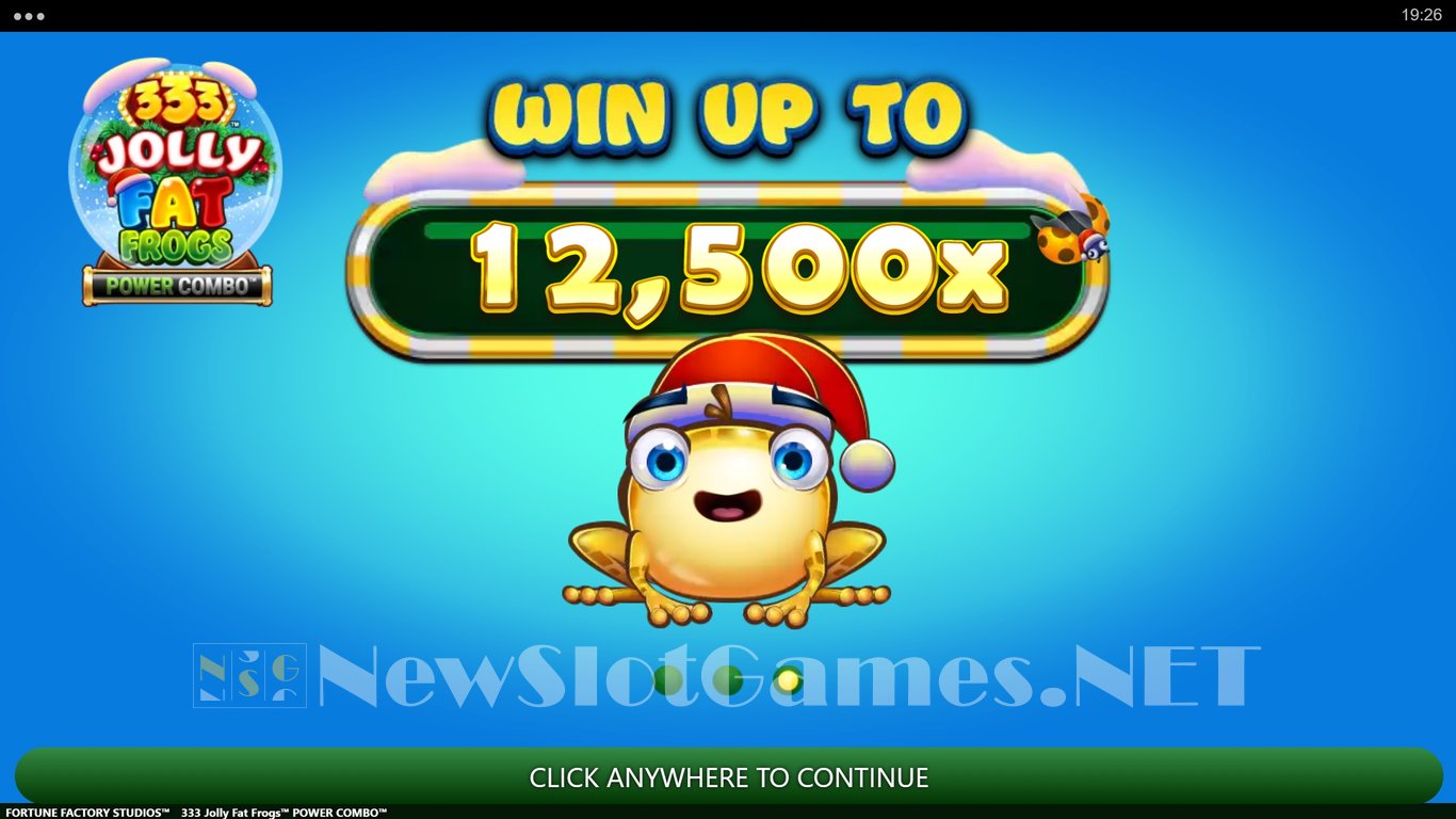 333 Jolly Fat Frogs Power Combo Slot Demo Image