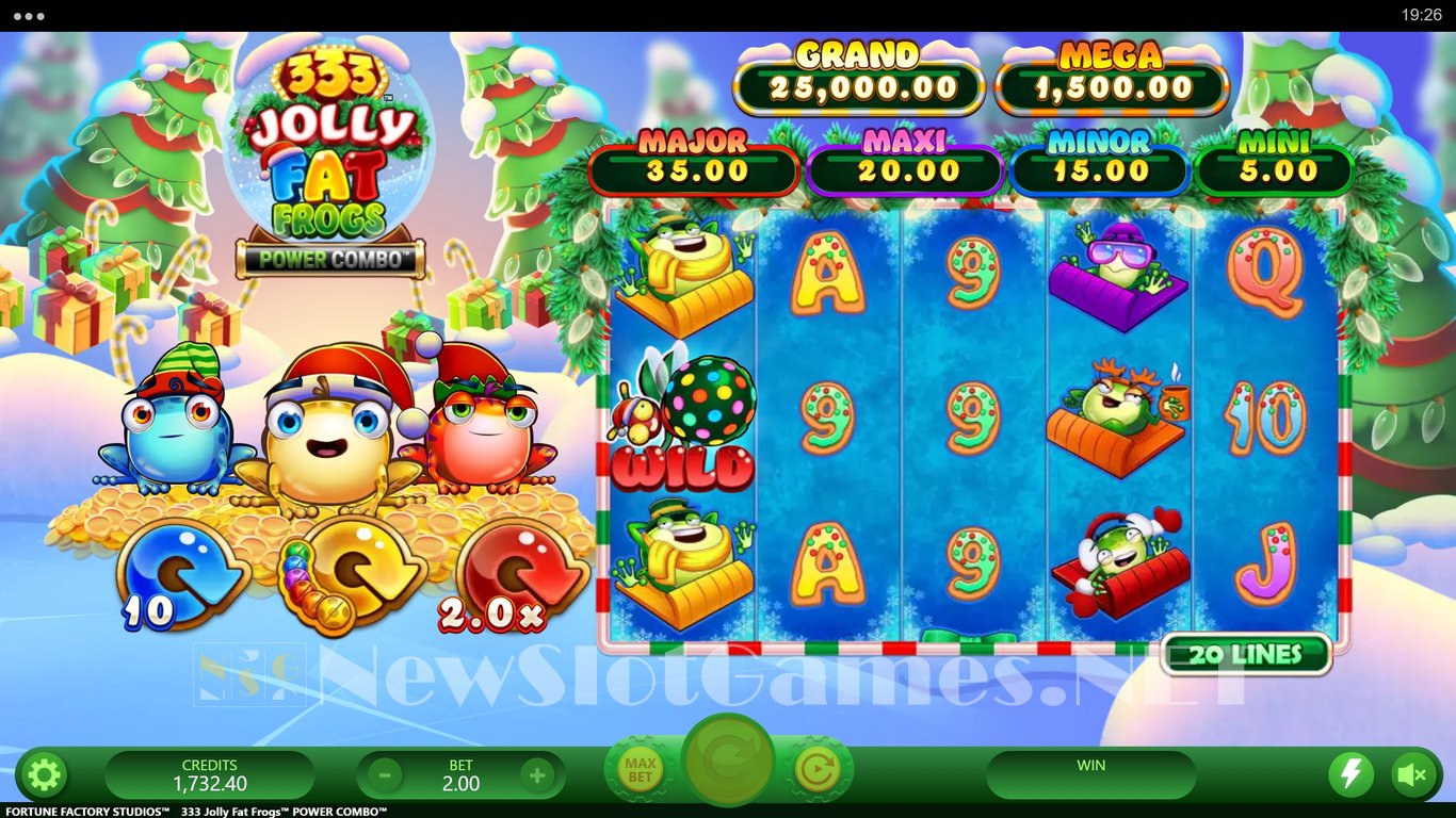333 Jolly Fat Frogs Power Combo Slot Slot Image in Demo - pic. 4