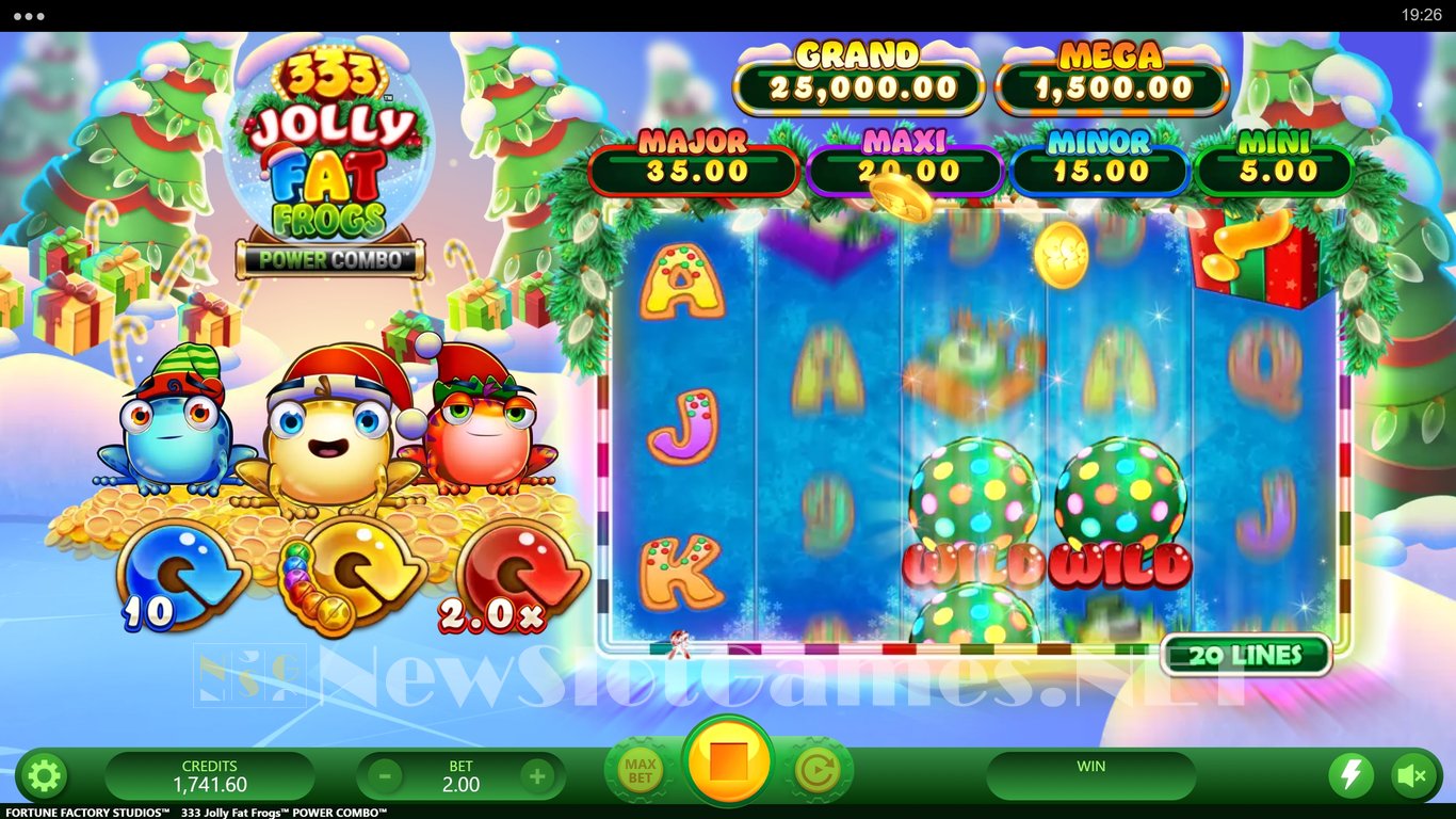 333 Jolly Fat Frogs Power Combo Slot Slot Image in Demo - pic. 6