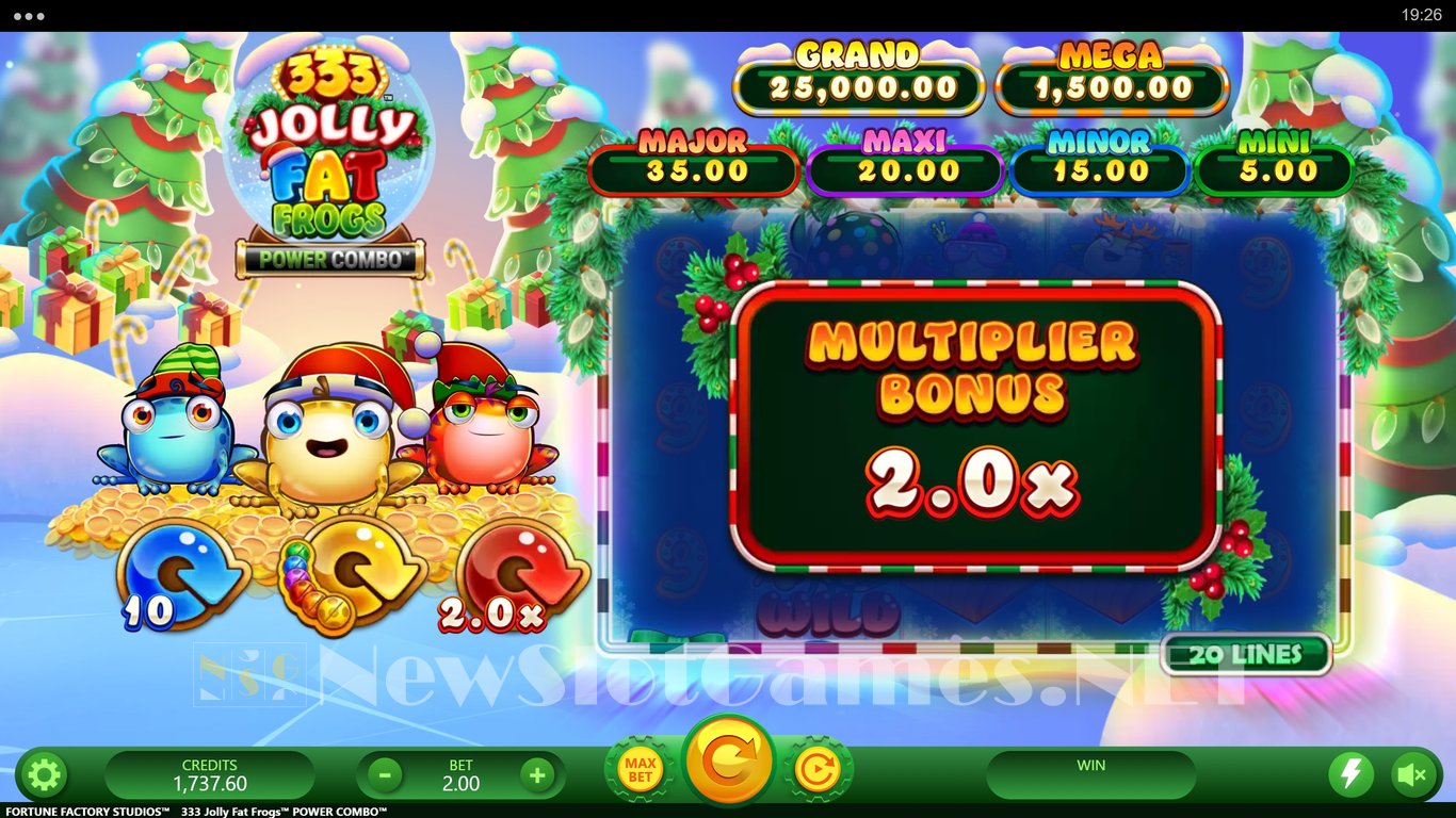 333 Jolly Fat Frogs Power Combo Slot Slot Image in Demo - pic. 7