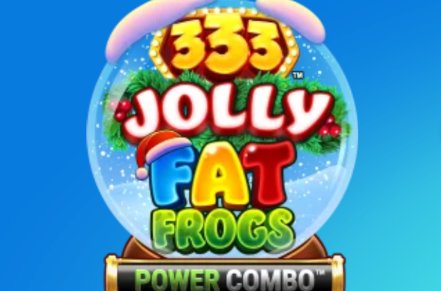 333 Jolly Fat Frogs Power Combo Slot Logo