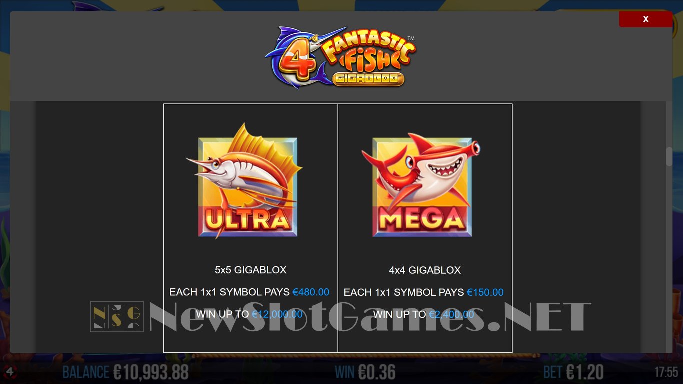 4 Fantastic Fish Gigablox Slot Slot Image in Demo - pic. 7