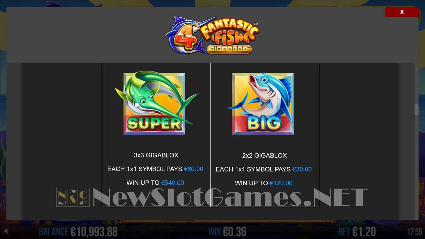 4 Fantastic Fish Gigablox Slot Slot Image in Demo - pic. 8