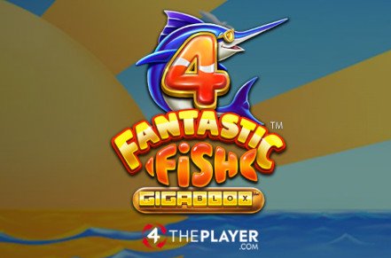 4 Fantastic Fish Gigablox Slot Logo