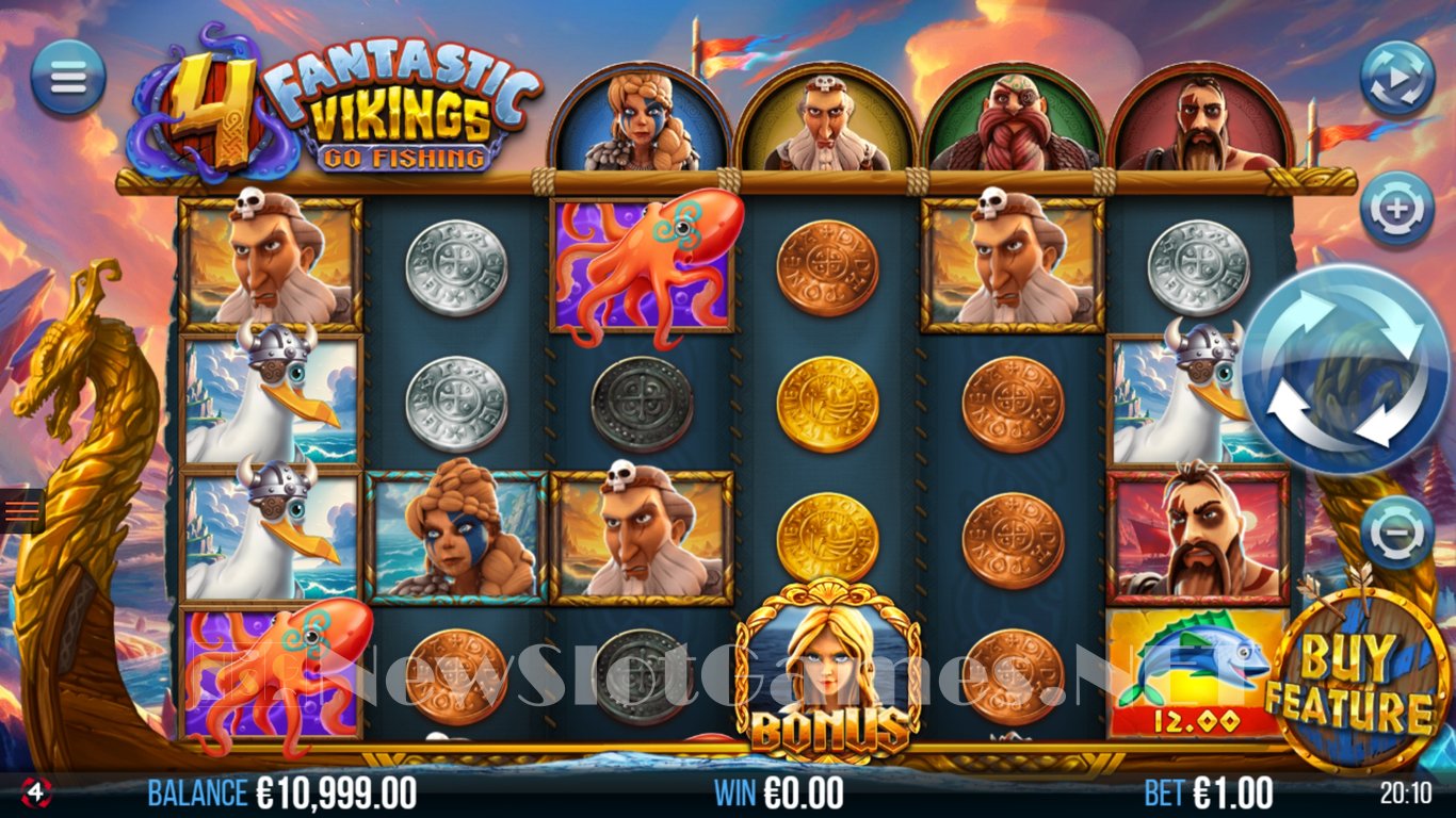 4 Fantastic Vikings Go Fishing Slot Slot Image in Demo - pic. 2