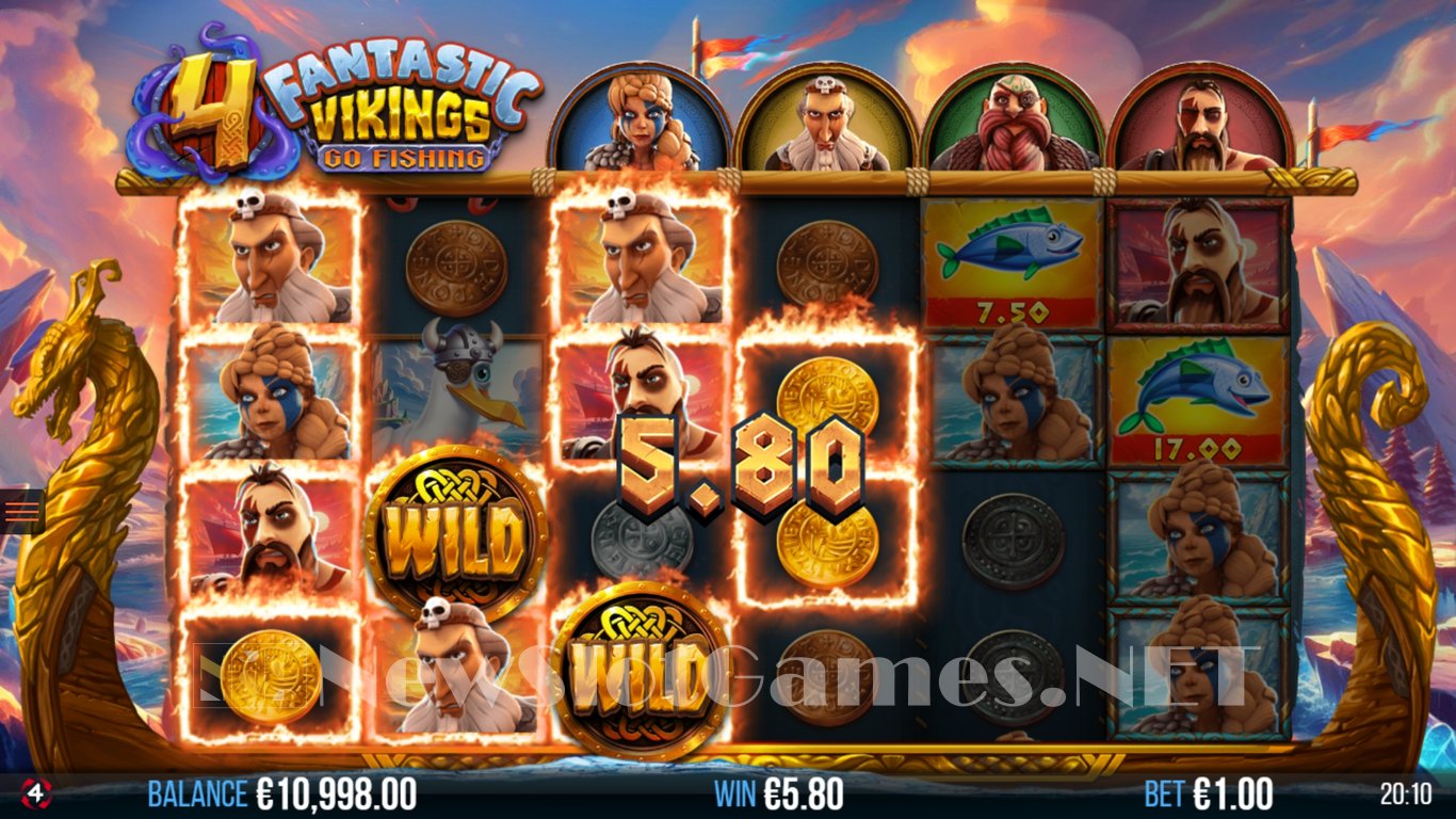 4 Fantastic Vikings Go Fishing Slot Slot Image in Demo - pic. 3