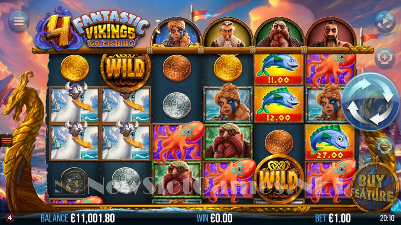 4 Fantastic Vikings Go Fishing Slot Slot Image in Demo - pic. 4