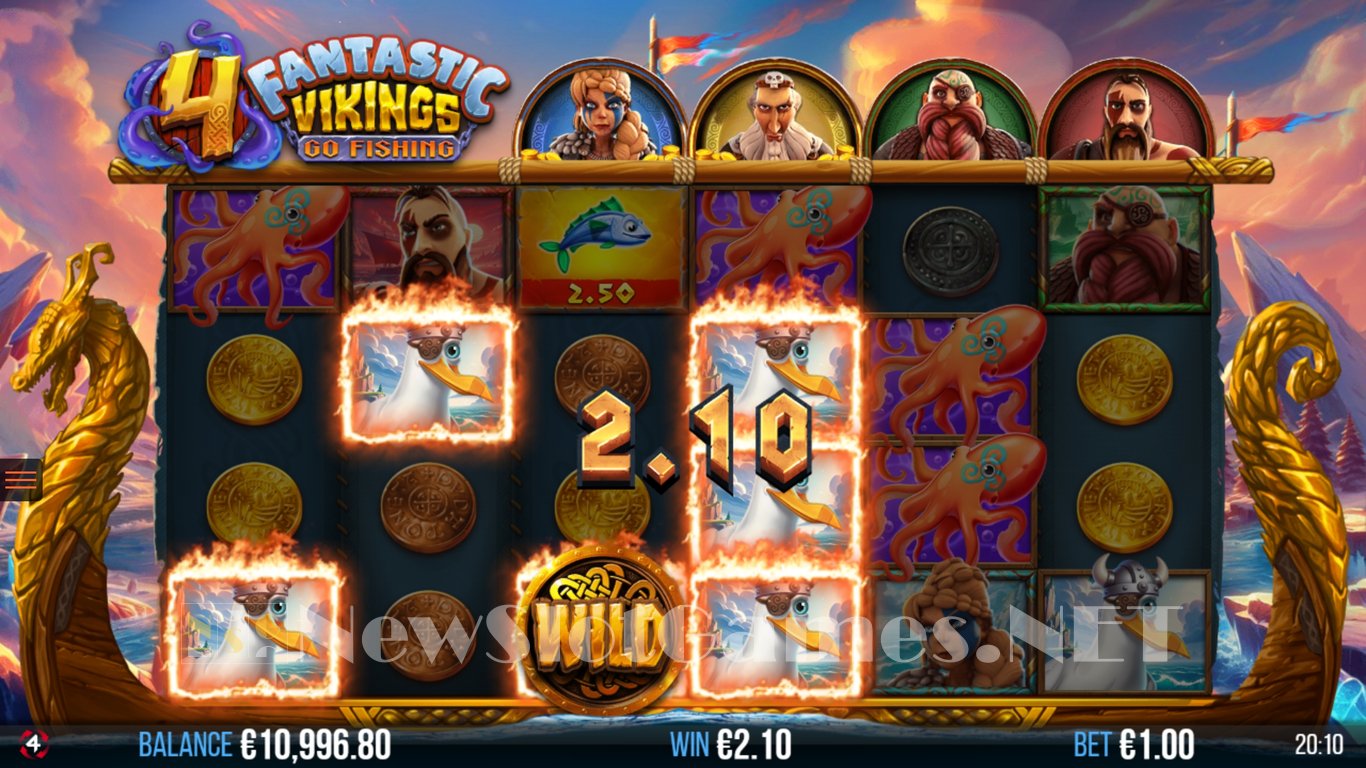 4 Fantastic Vikings Go Fishing Slot Slot Image in Demo - pic. 6