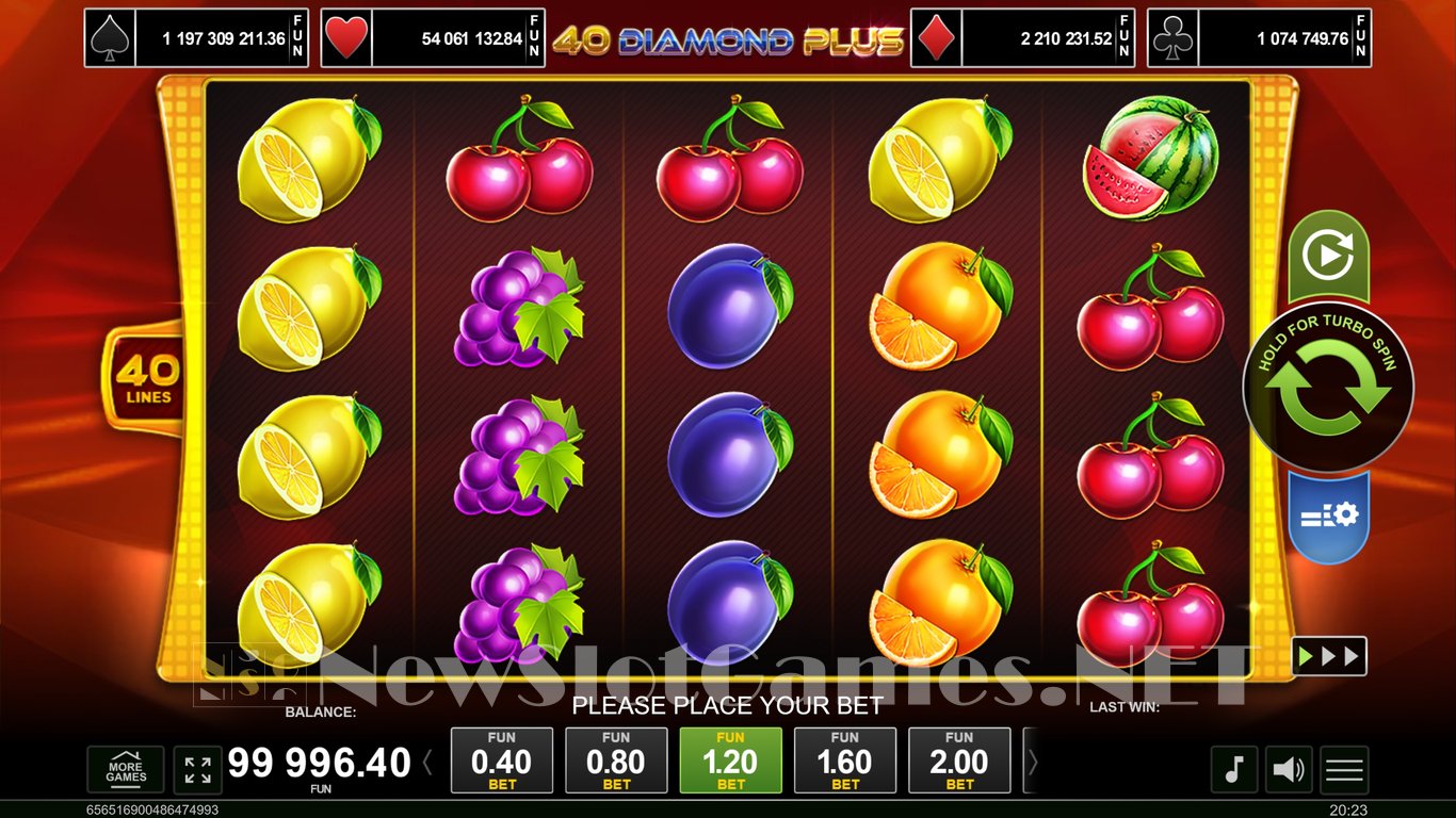 40 Diamond Plus Slot Slot Image in Demo - pic. 3