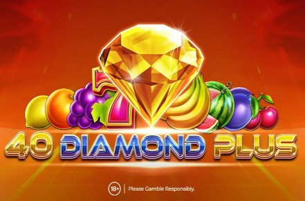 40 Diamond Plus Slot Logo