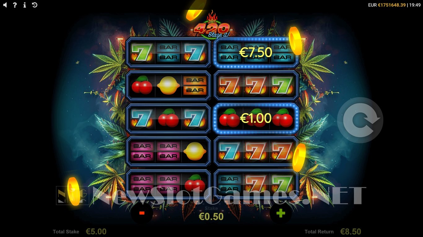 420 Blaze It Slot Slot Image in Demo - pic. 3