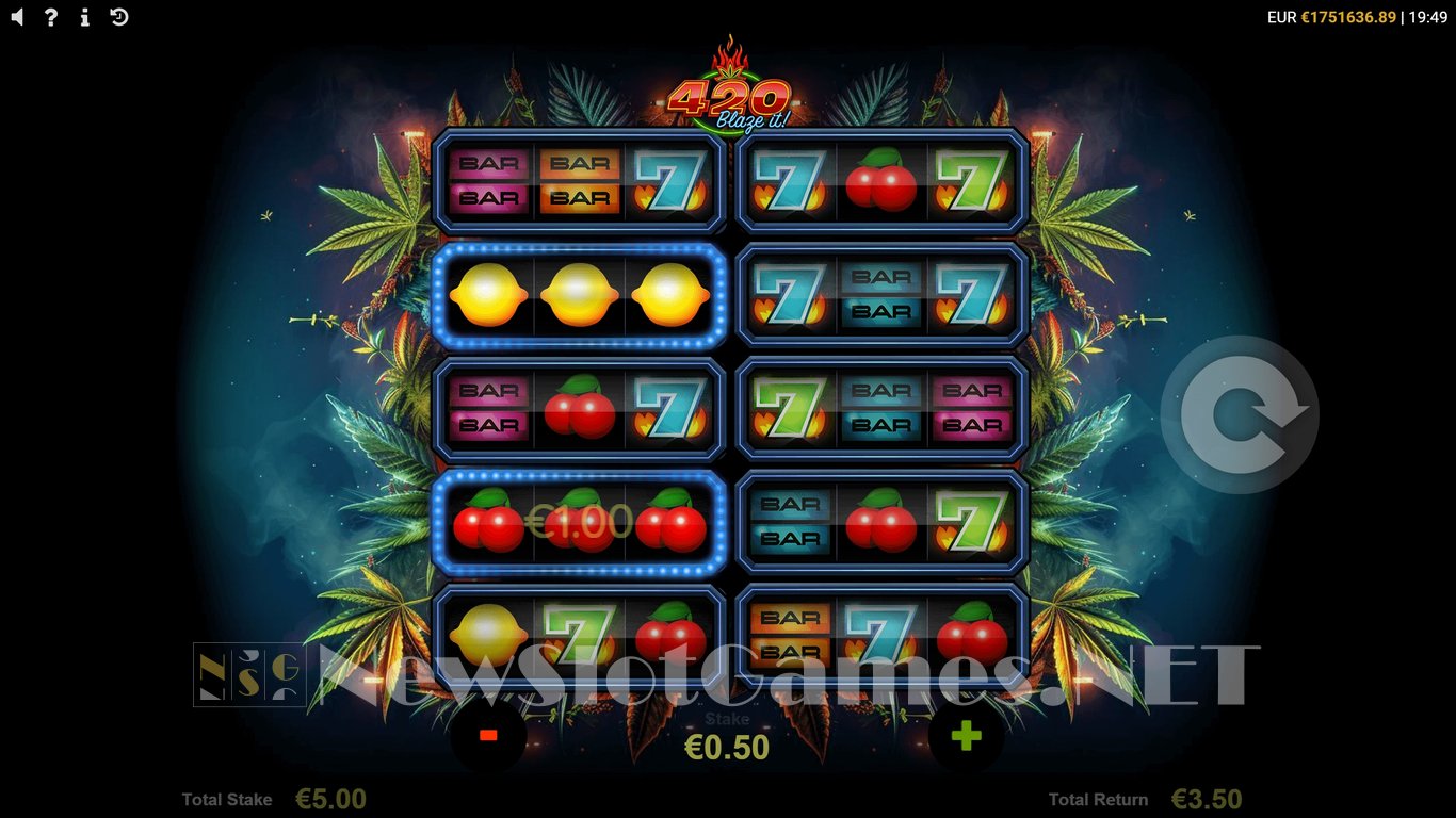 420 Blaze It Slot Slot Image in Demo - pic. 5