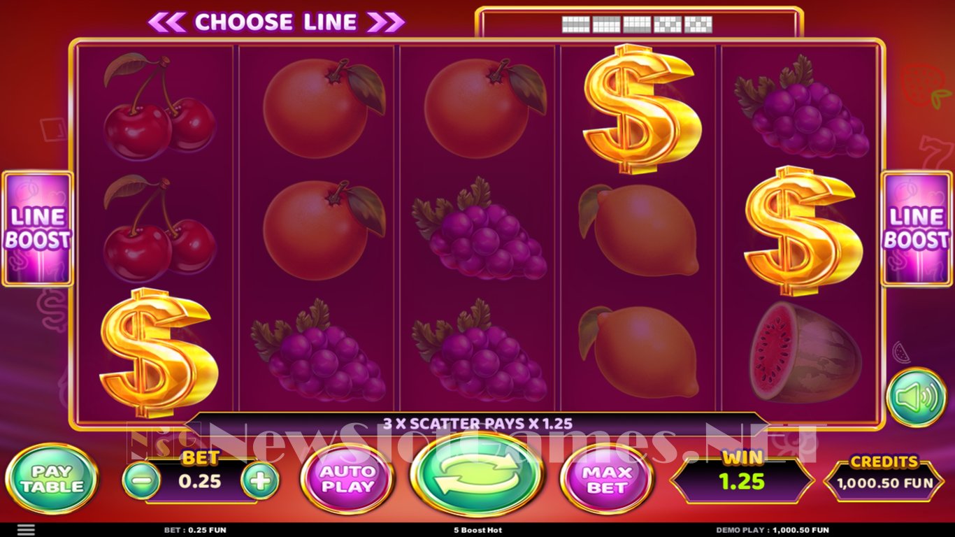 5 Boost Hot Slot Slot Image in Demo - pic. 2