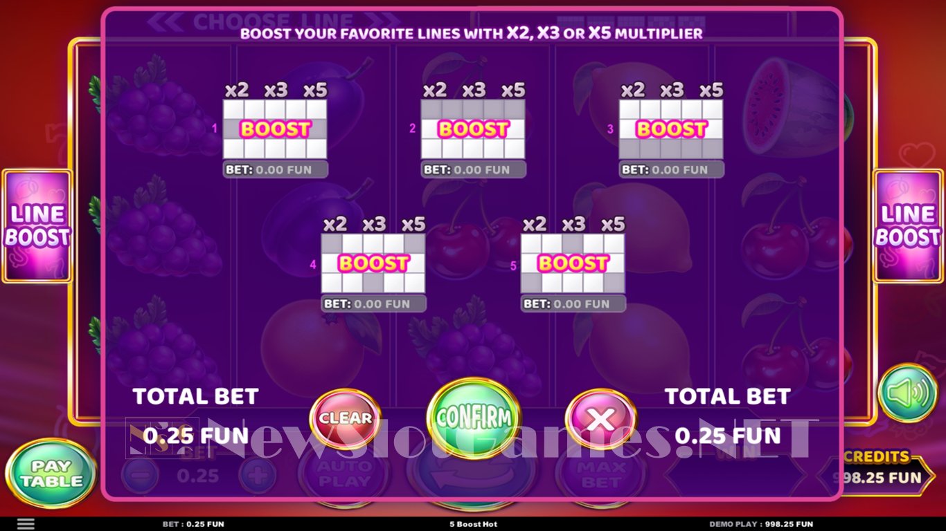 5 Boost Hot Slot Slot Image in Demo - pic. 3