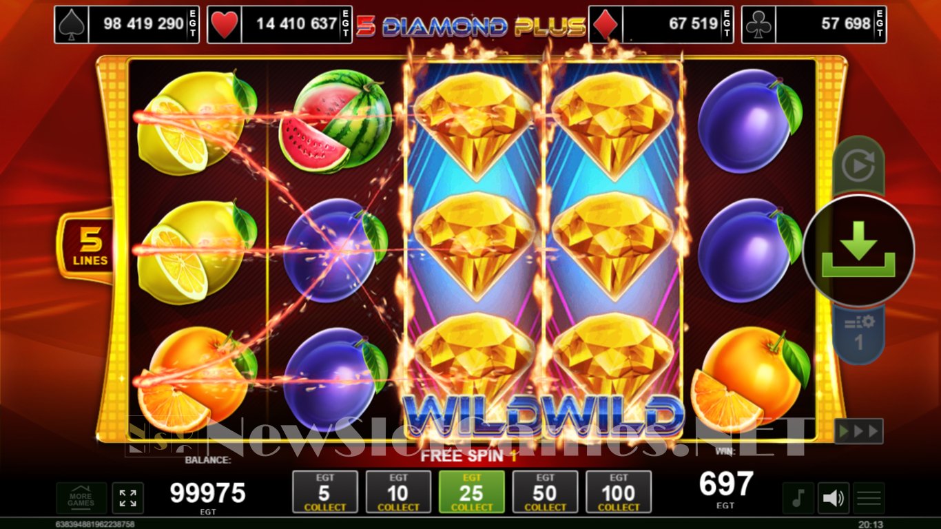 5 Diamond Plus Slot Slot Image in Demo - pic. 2