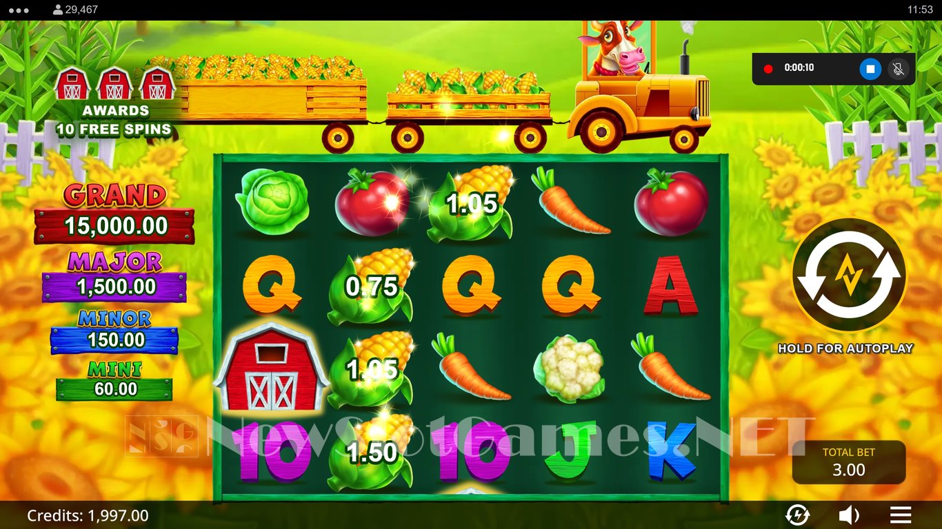 5 on the Farm - Rush Express Slot Slot Image in Demo - pic. 2