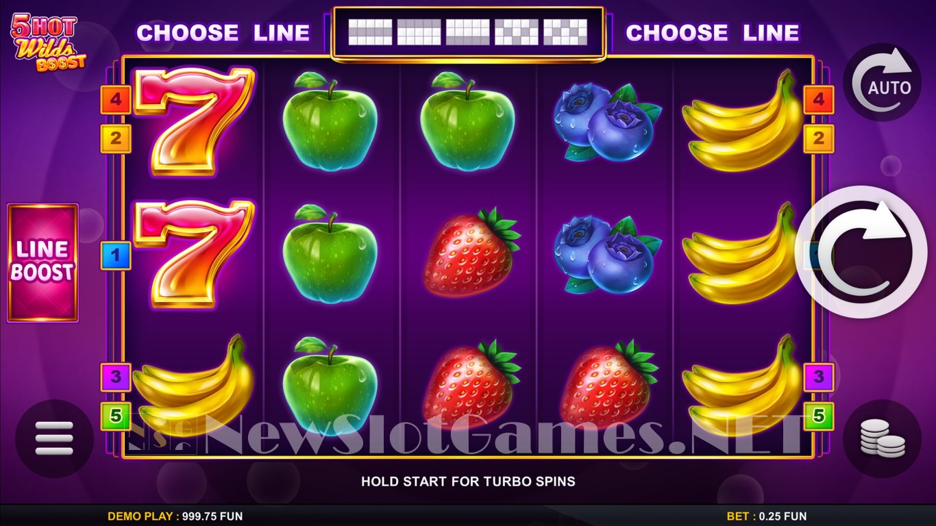 5 Hot Wilds Boost Slot Demo Image