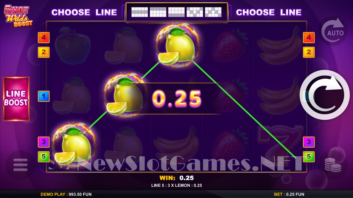 5 Hot Wilds Boost Slot Slot Image in Demo - pic. 10