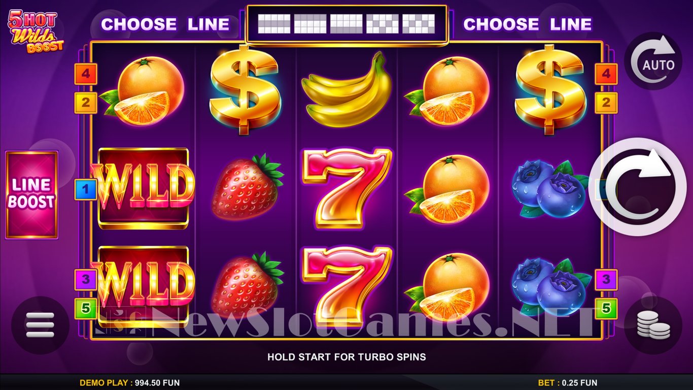5 Hot Wilds Boost Slot Slot Image in Demo - pic. 2