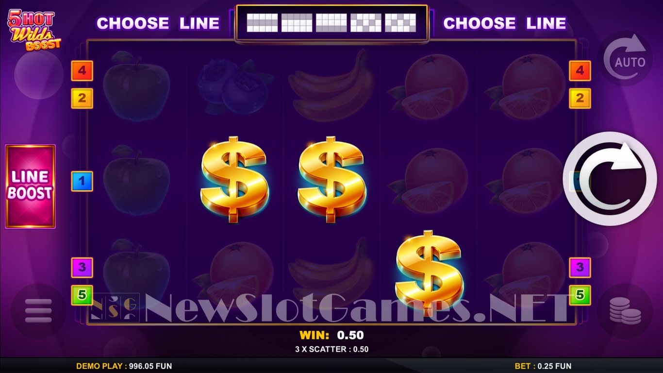 5 Hot Wilds Boost Slot Slot Image in Demo - pic. 7