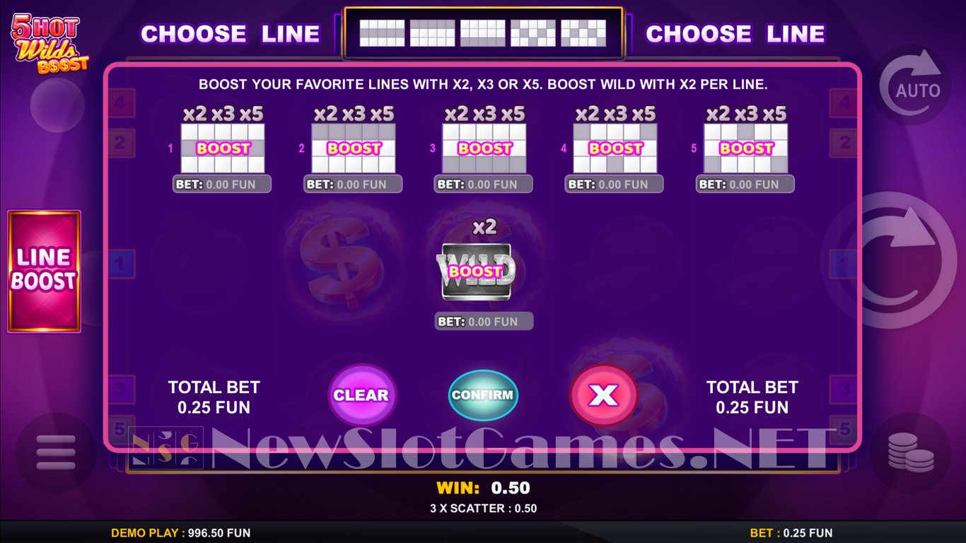 5 Hot Wilds Boost Slot Slot Image in Demo - pic. 8