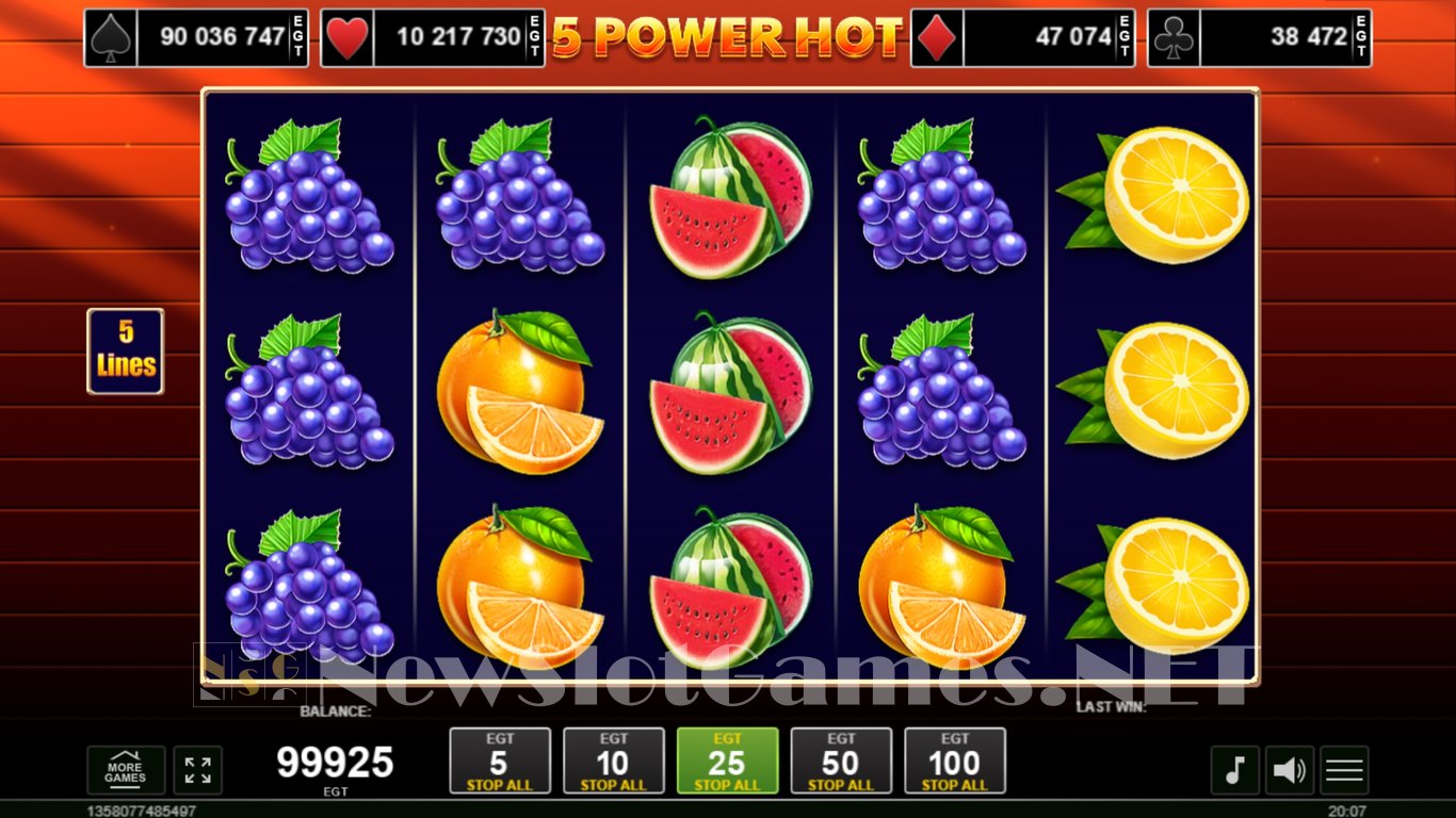 5 Power Hot Slot Slot Image in Demo - pic. 2