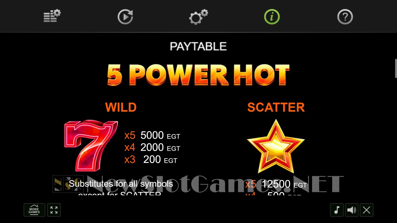 5 Power Hot Slot Slot Image in Demo - pic. 8